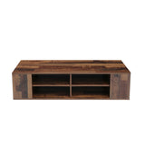 Wall Mounted Media Console, Floating TV Stand Component Shelf with Height Adjustable