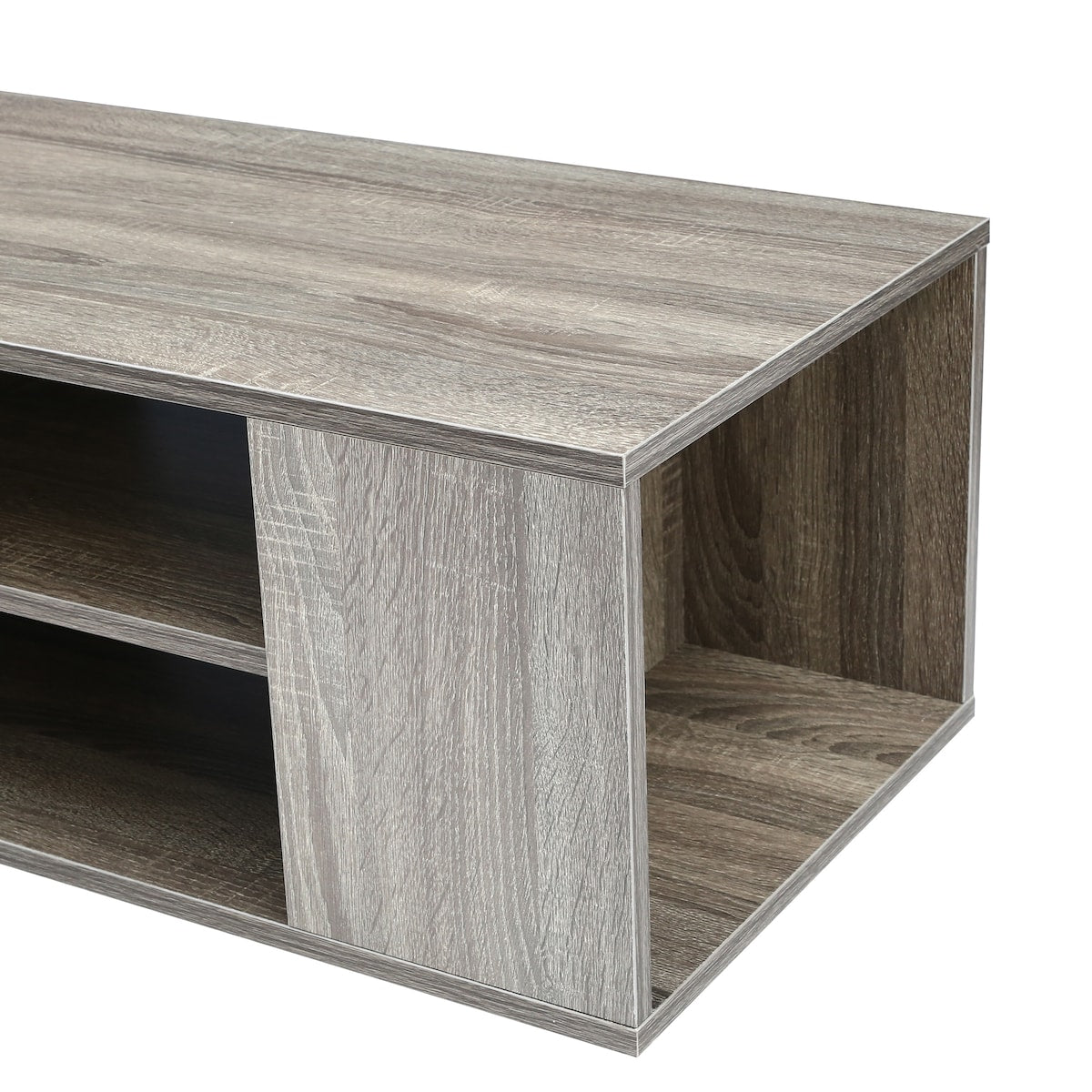 Wall Mounted Media Console, Floating TV Stand Component Shelf with Height Adjustable