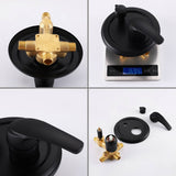 Wall Mounted Shower Faucet With 5-Mode Sprayer Hand Shower Rainfall Shower System Set With 10 Inch Rain Shower Head
