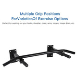 Wall-mounted pull rod, more stable 8-hole design, multi-functional home gym for exercise and fitness