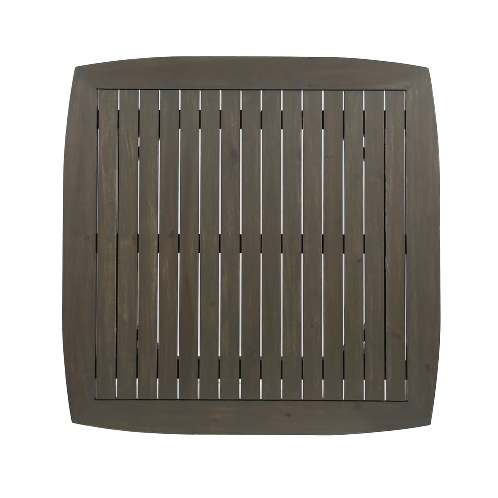 Wallace Indoor Square Acacia Wood Dining Table by Christopher Knight Home