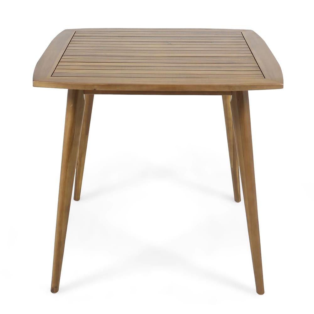 Wallace Indoor Square Acacia Wood Dining Table by Christopher Knight Home