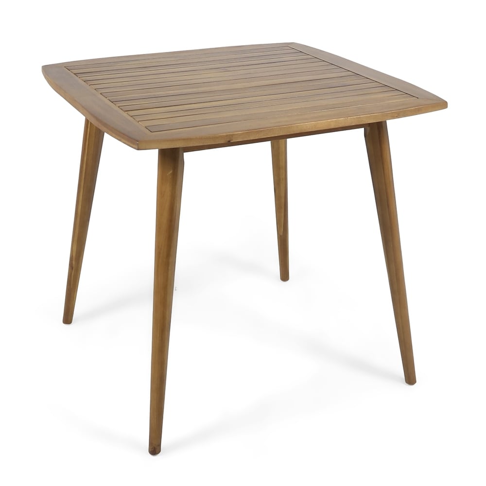 Wallace Indoor Square Acacia Wood Dining Table by Christopher Knight Home
