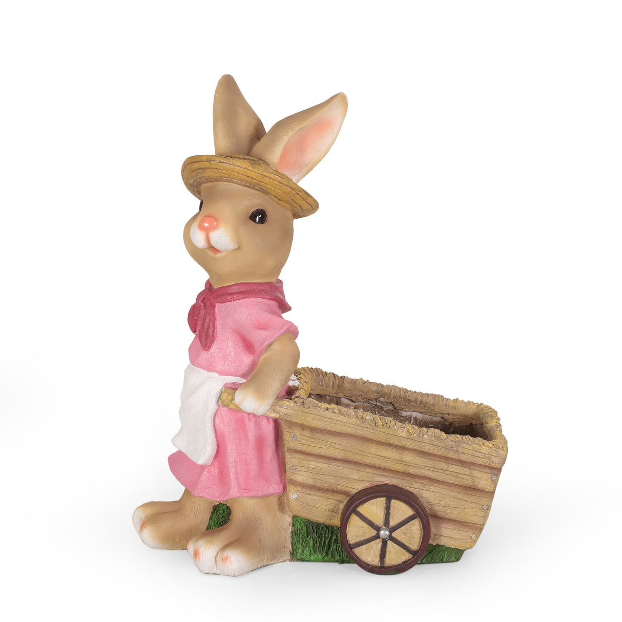 Wallen Outdoor Decorative Rabbit Planter by Christopher Knight Home - 22.25" L x 11.00" W x 27.75" H