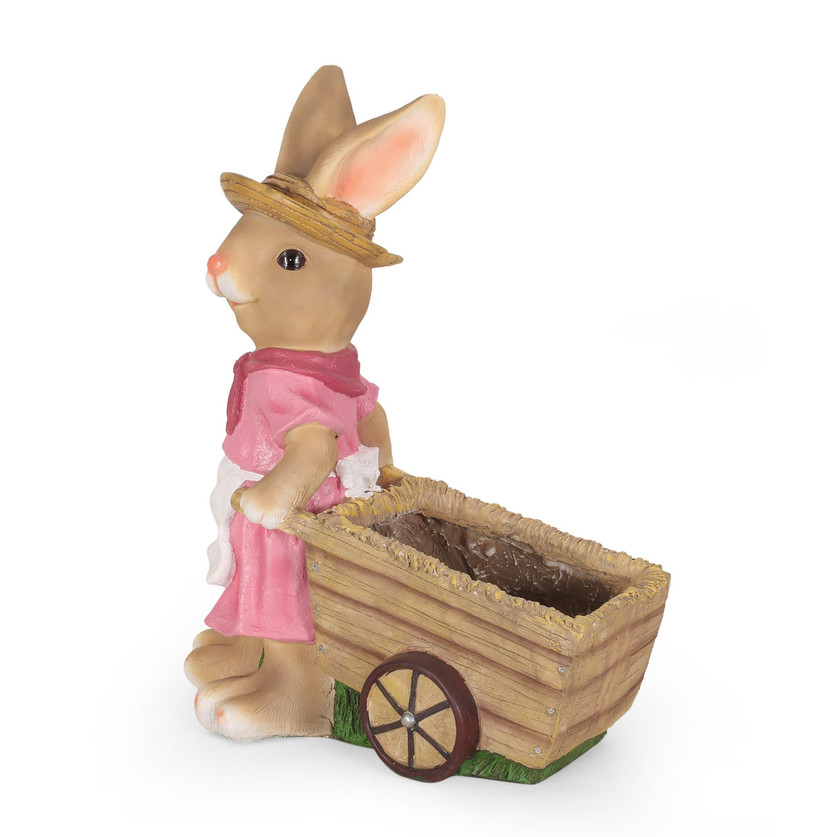 Wallen Outdoor Decorative Rabbit Planter by Christopher Knight Home - 22.25" L x 11.00" W x 27.75" H