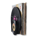Wallniture Vango Wall Mount Magazine Holder, Metal, Black (Set of 2)
