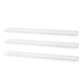 Wallniture Boston 46" Floating Shelves for Wall, Picture Ledge (Set of 3)