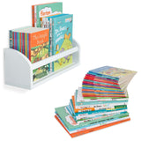 Wallniture Lissa Wood Wall Shelves for Book and Toy Storage (Set of 3)