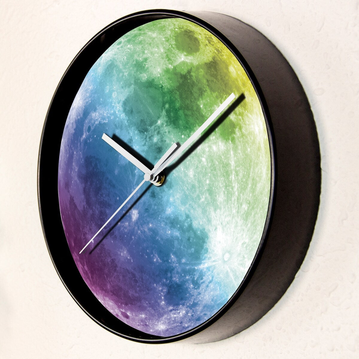 Walplus Glow in Dark Colorful Moon Children Room Kids Wall Clock
