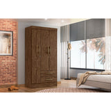 Wardrobe Caribe Brown And 2 Locks