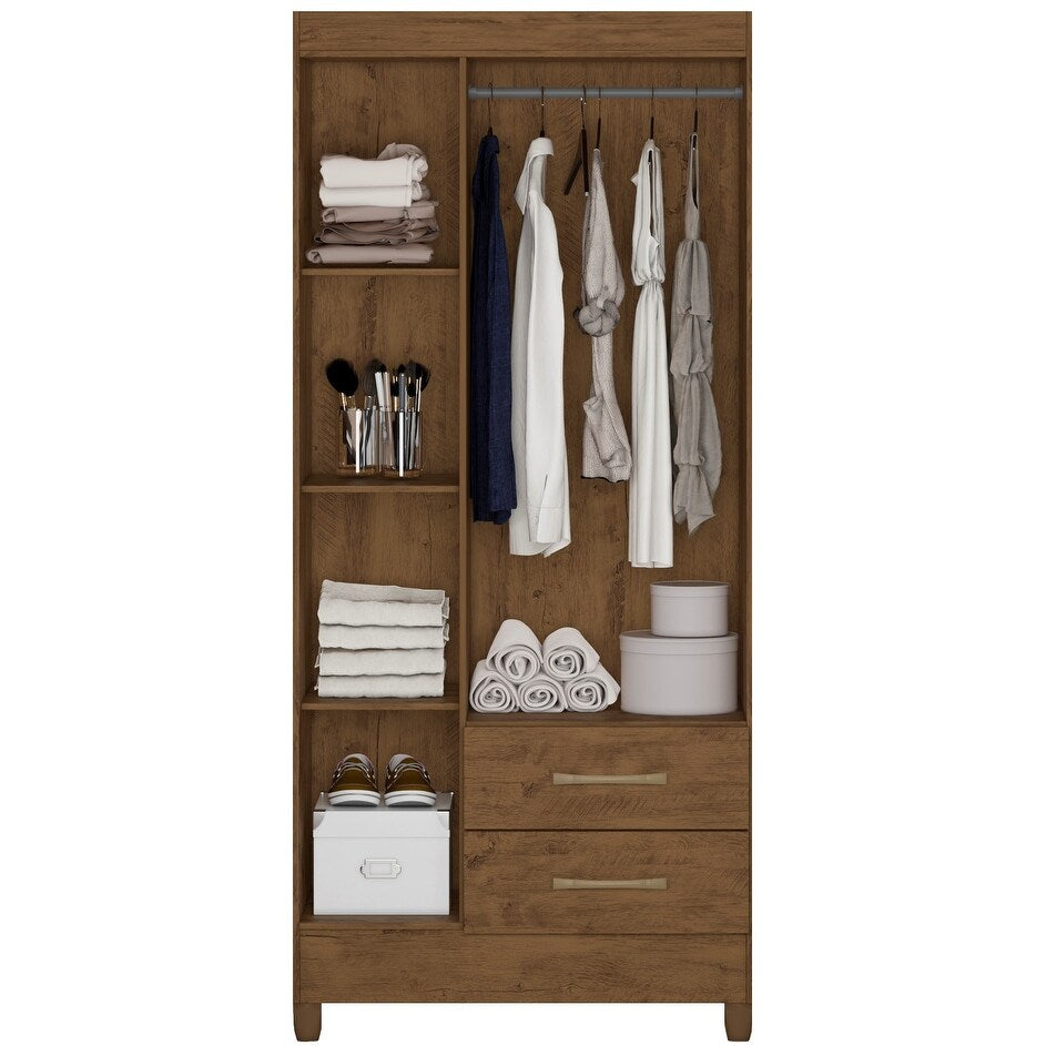 Wardrobe Lima Brown And Legs