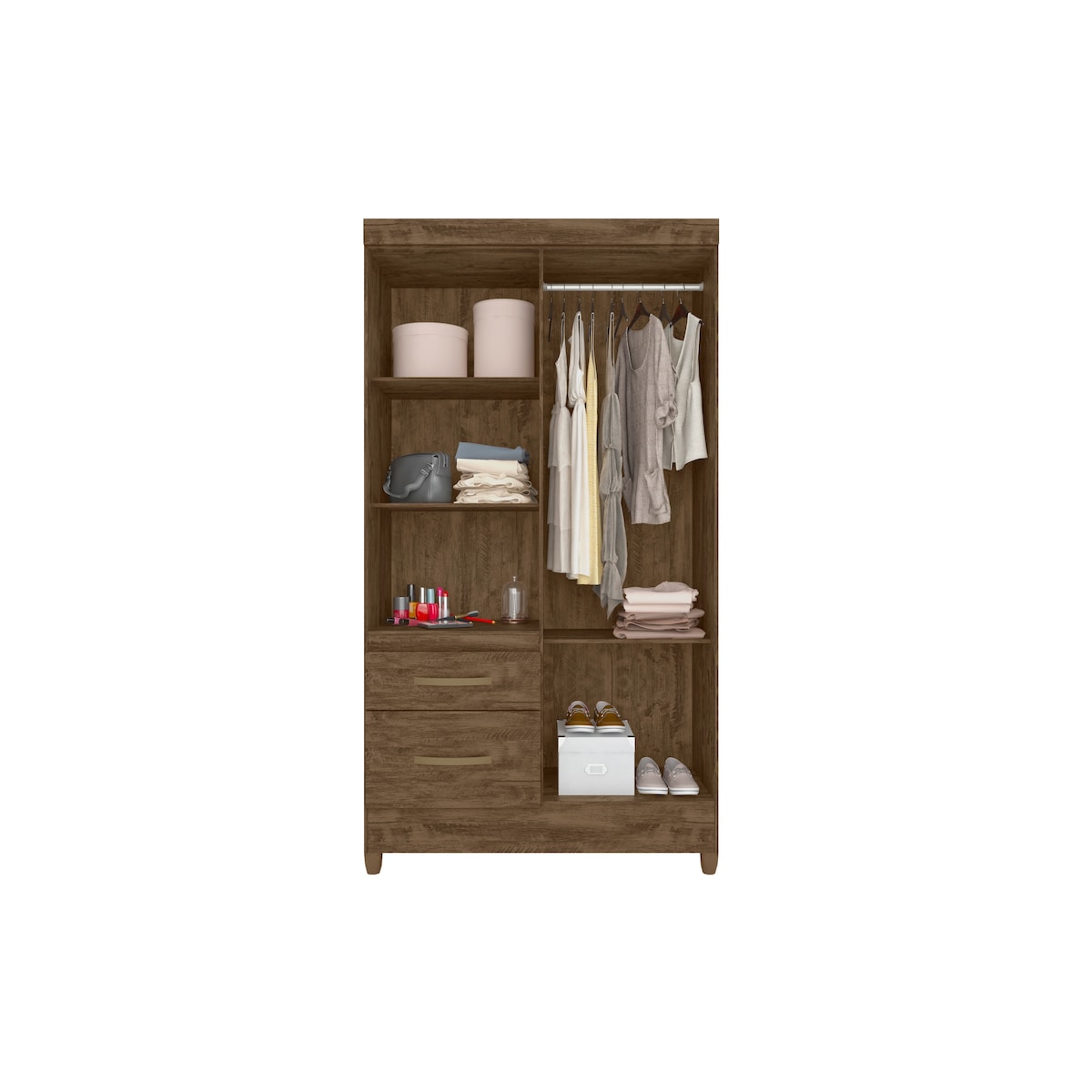 Wardrobe Madri Brown And Legs