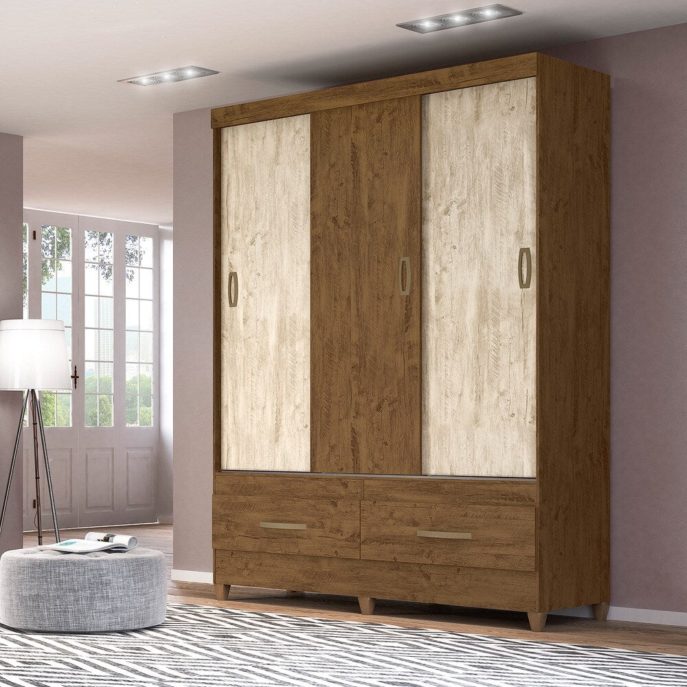 Wardrobe New Suecia Brown/Hazelnut Flex And Legs
