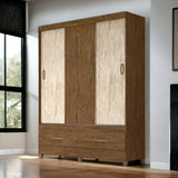 Wardrobe New Suecia Brown/Hazelnut Flex And Legs