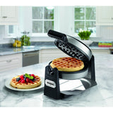 Waring Pro WMK200 Belgian Waffle Maker, Stainless Steel/ Black (Refurbished)