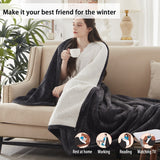 Warmrest Electric Throw Blanket Heated Blanket