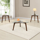 Wasco Indoor Wood and Glass Table Set by Christopher Knight Home