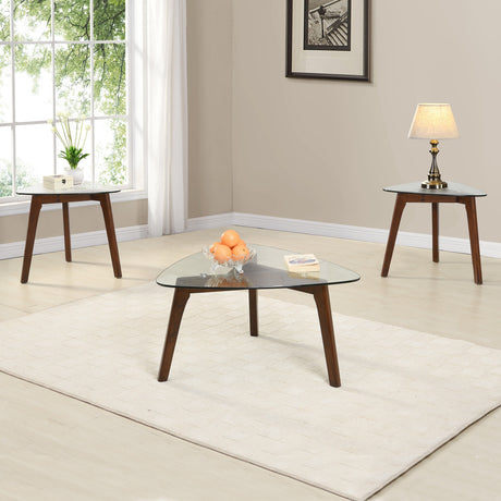 Wasco Indoor Wood and Glass Table Set by Christopher Knight Home