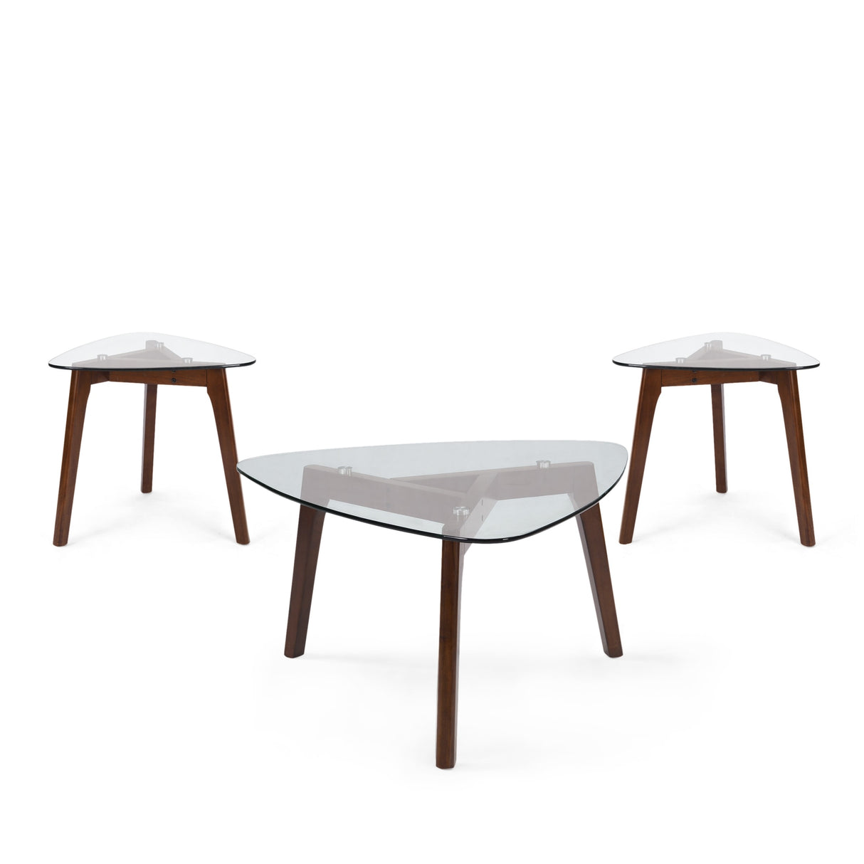Wasco Indoor Wood and Glass Table Set by Christopher Knight Home