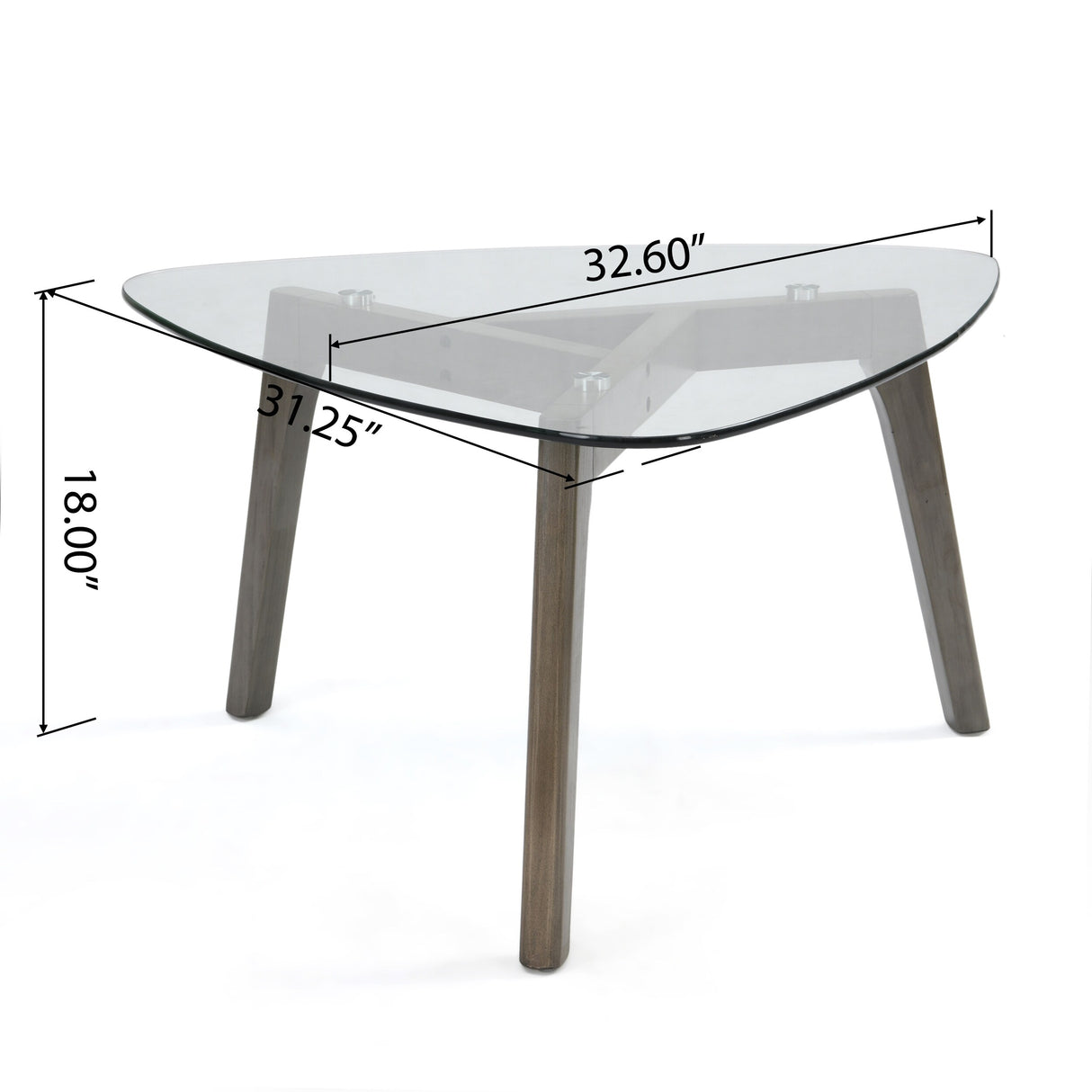 Wasco Indoor Wood and Glass Table Set by Christopher Knight Home
