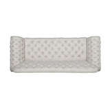 Wastacio Chesterfield Button-tufted Sofa by Christopher Knight Home - 34.00"D x 84.50"W x 37.50"H