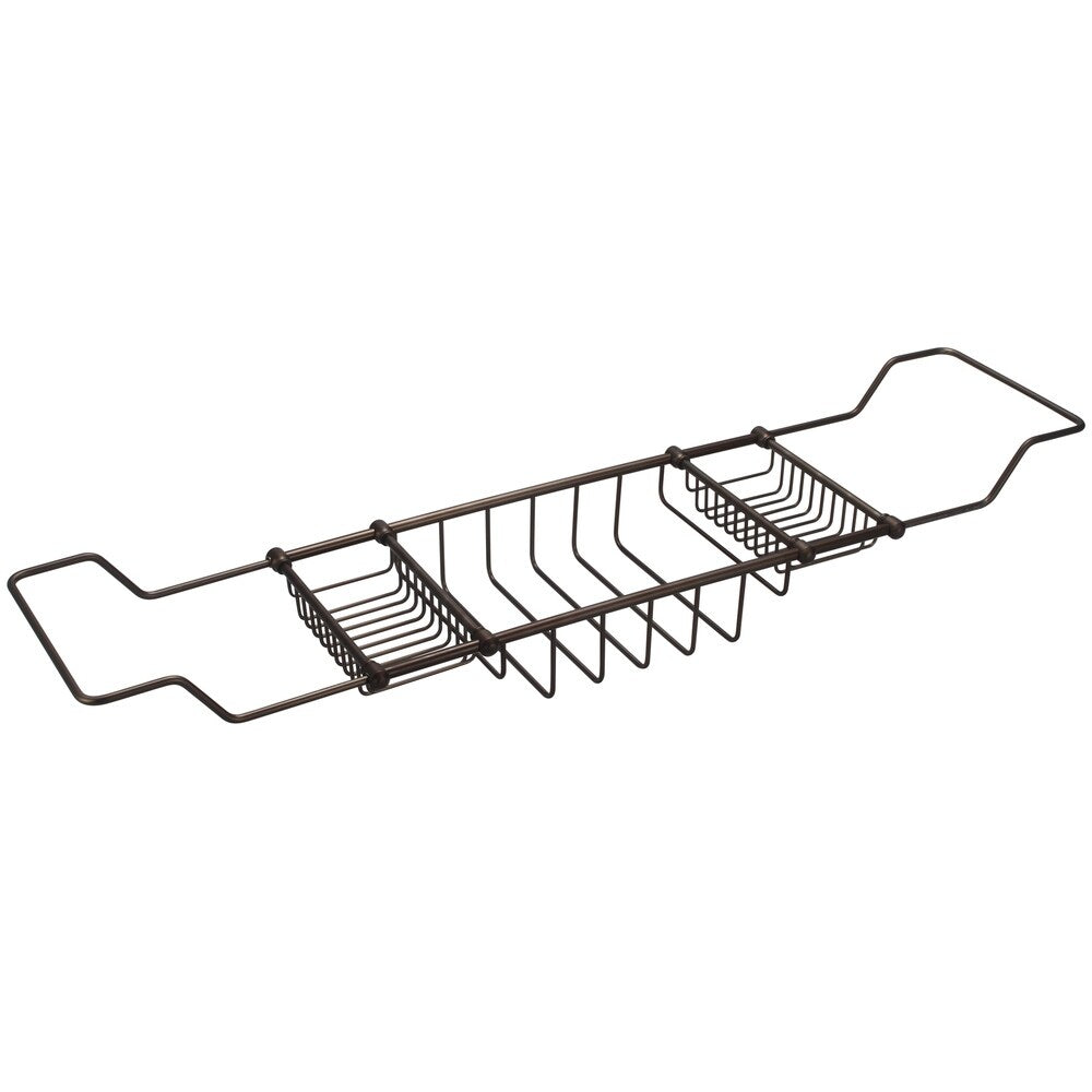 Water Creation Expandable Bath Caddy For The Elegant Tub in Chrome Finish