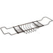 Water Creation Expandable Bath Caddy For The Elegant Tub in Chrome Finish