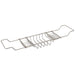 Water Creation Expandable Bath Caddy For The Elegant Tub in Chrome Finish