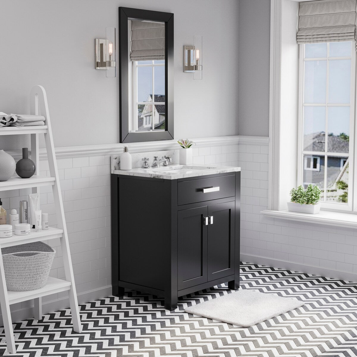 Water Creation Madison 30-inch Espresso Single Sink Bathroom Vanity