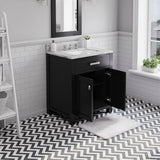 Water Creation Madison 30-inch Espresso Single Sink Bathroom Vanity