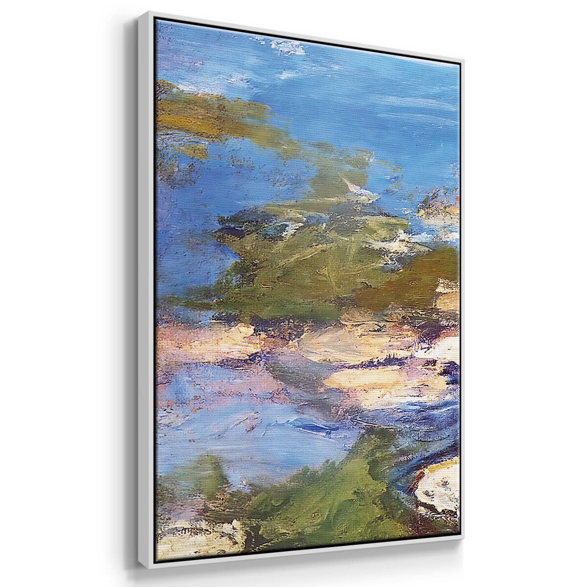 Water Lilies, 1917 - Multi Piece Framed Canvas