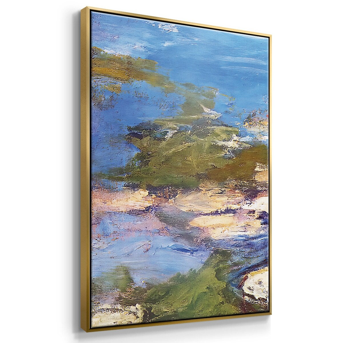 Water Lilies, 1917 - Multi Piece Framed Canvas