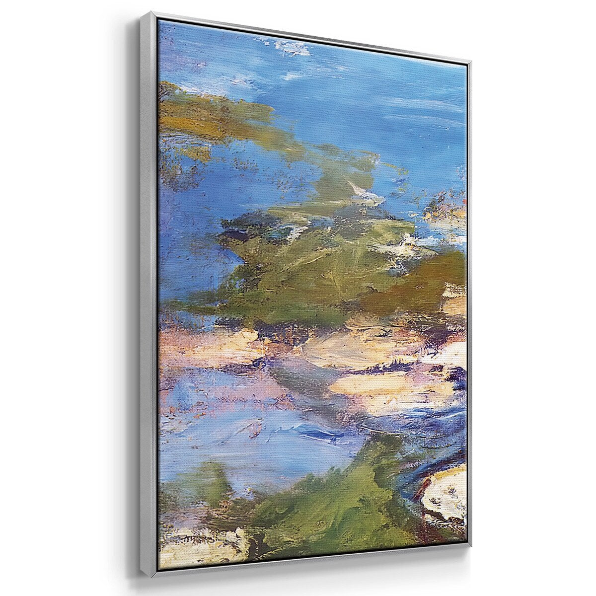 Water Lilies, 1917 - Multi Piece Framed Canvas