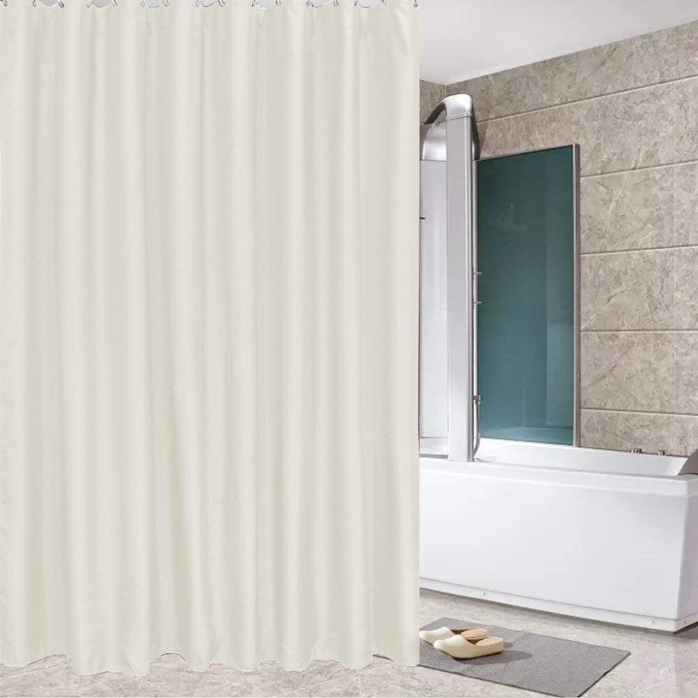 Water Repellent Anti Mildew Bathroom Hotel Fabric Shower Curtain