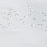 Water Resistent Fabric Shower Curtain with Hooks, 72'' x 72'', White