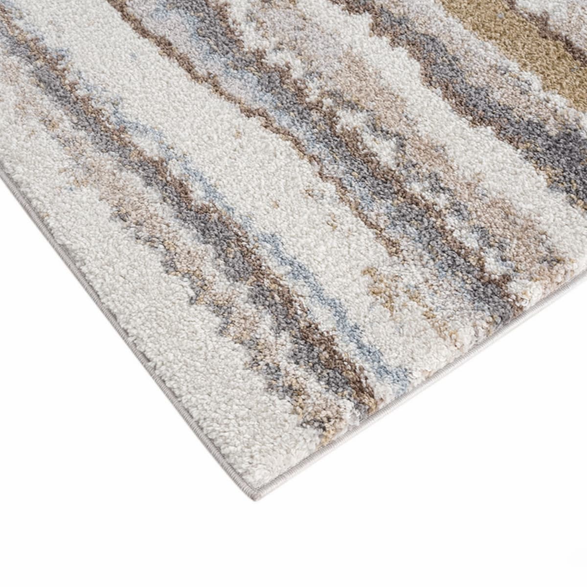 Watercolor Abstract Stripe Woven Area Rug,8' x 10' - 8' x 10'