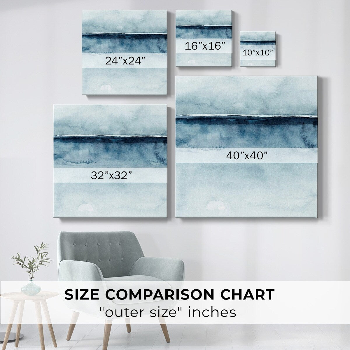 Watercolor Crest II-Gallery Wrapped Canvas