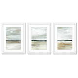 Watercolor Horizon PI Studio Abstract 3 - 3 Piece Gallery Print Art Set