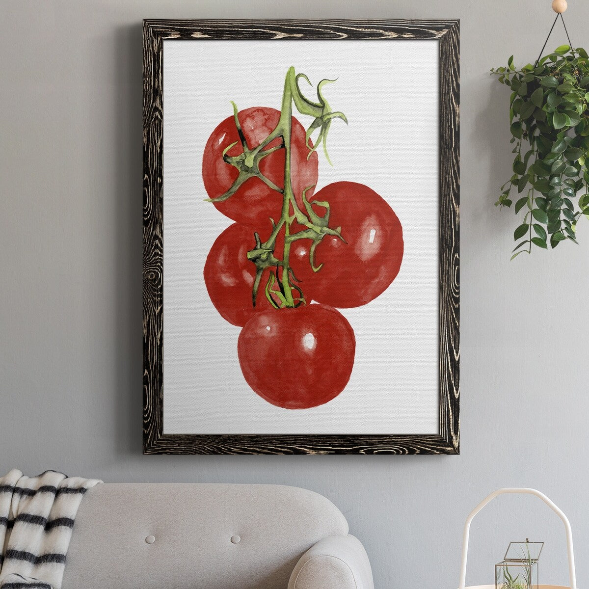 Watercolor Veggie IV-Premium Framed Canvas - Ready to Hang