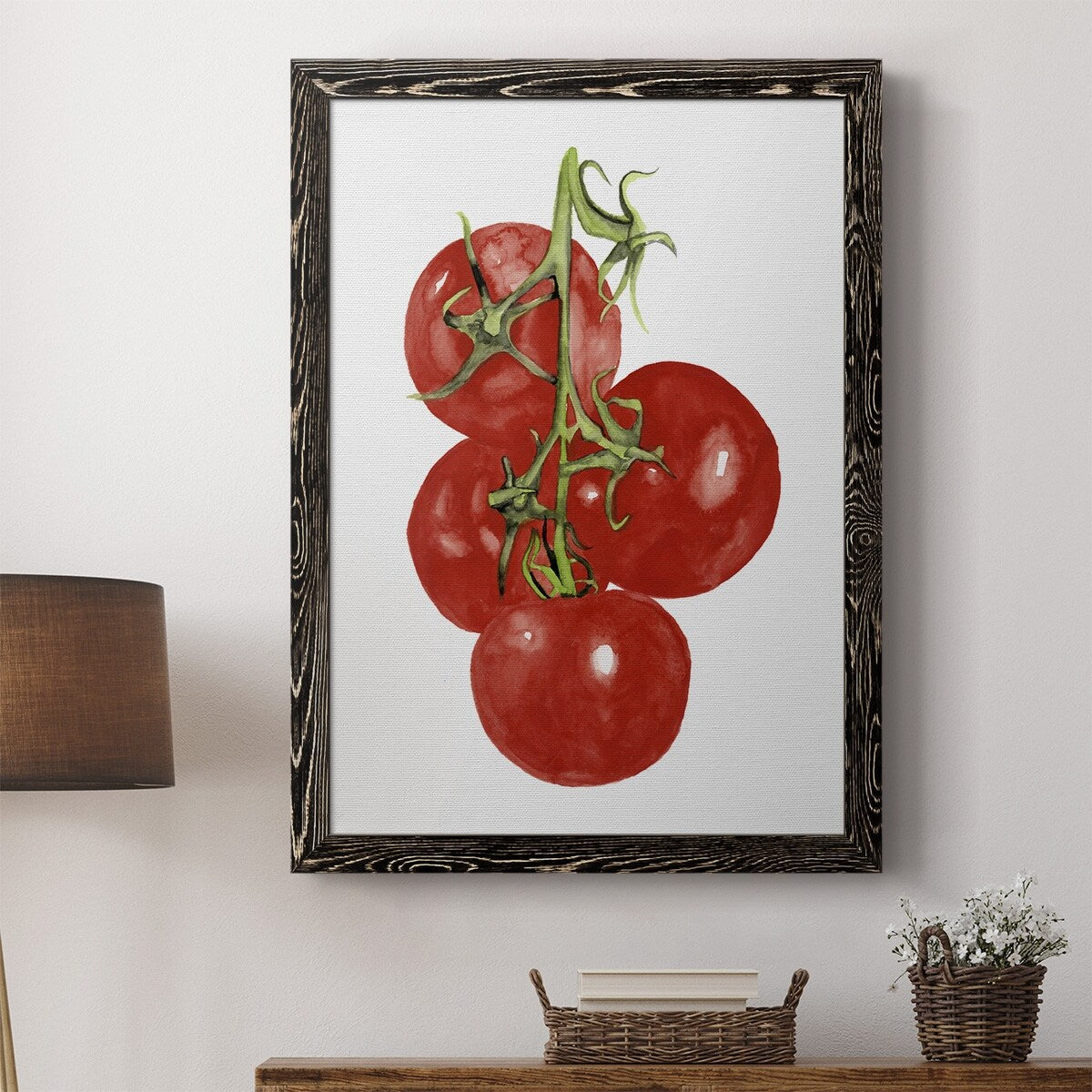 Watercolor Veggie IV-Premium Framed Canvas - Ready to Hang