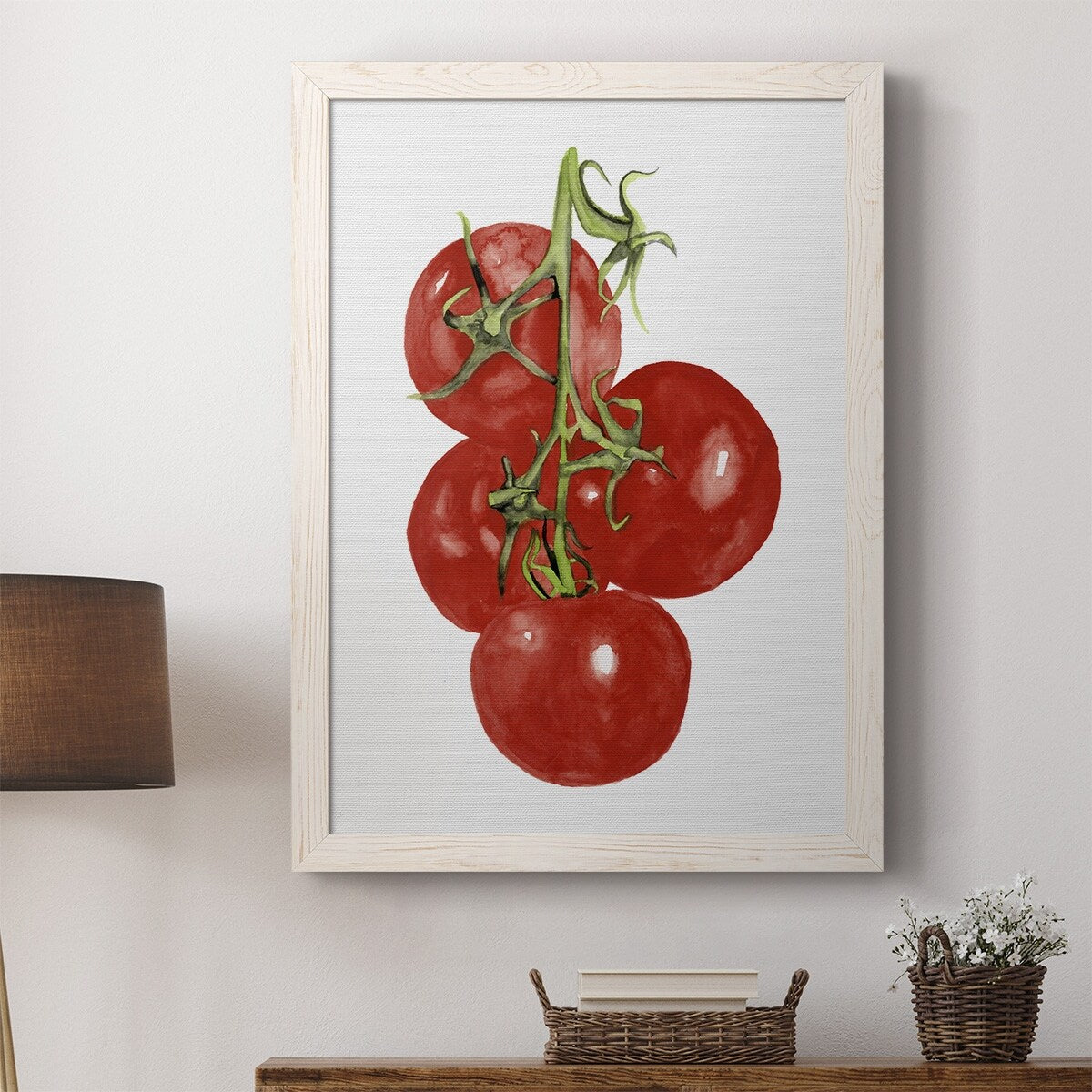 Watercolor Veggie IV-Premium Framed Canvas - Ready to Hang