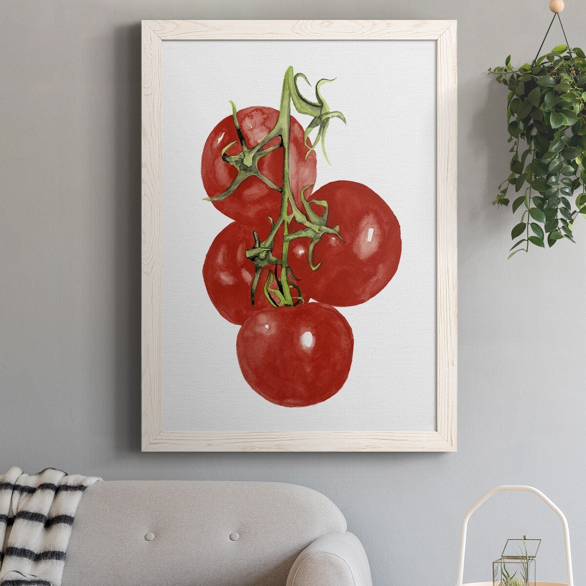 Watercolor Veggie IV-Premium Framed Canvas - Ready to Hang