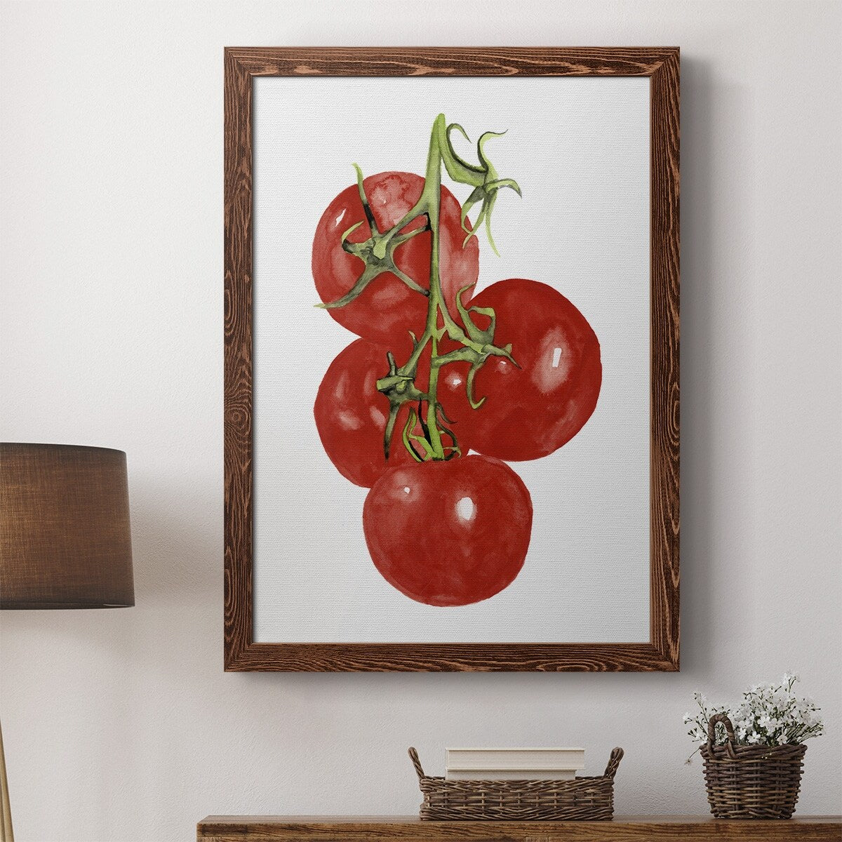 Watercolor Veggie IV-Premium Framed Canvas - Ready to Hang