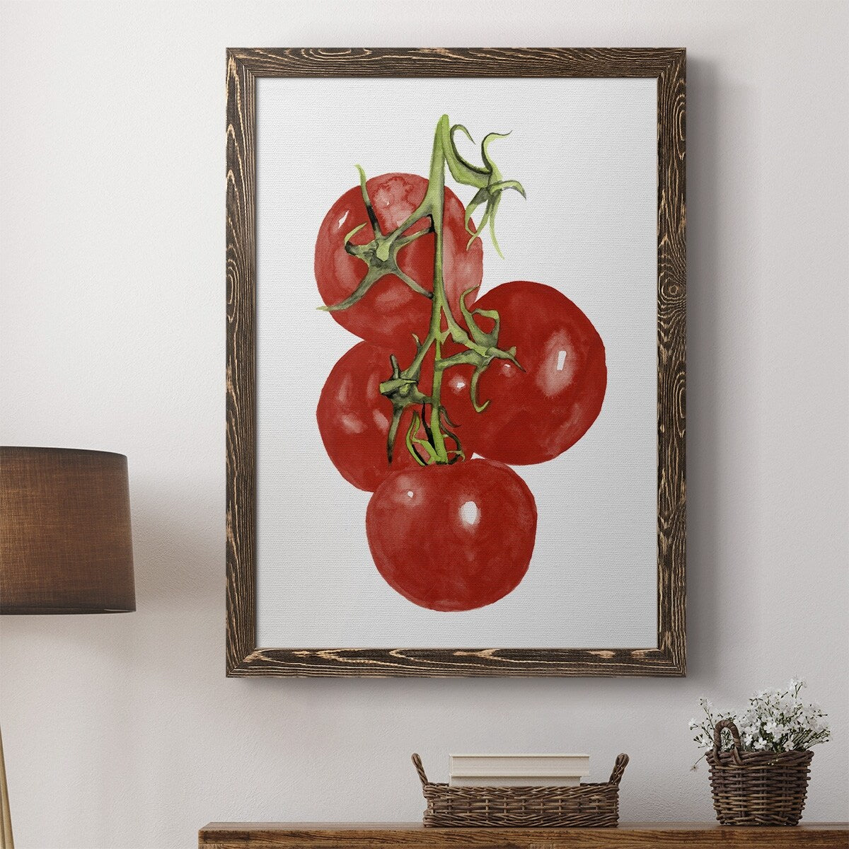 Watercolor Veggie IV-Premium Framed Canvas - Ready to Hang