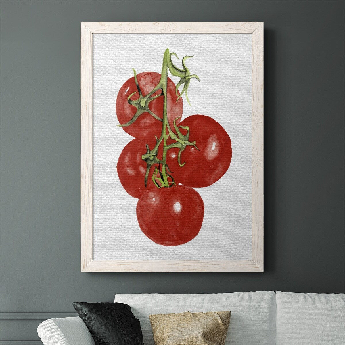 Watercolor Veggie IV-Premium Framed Canvas - Ready to Hang