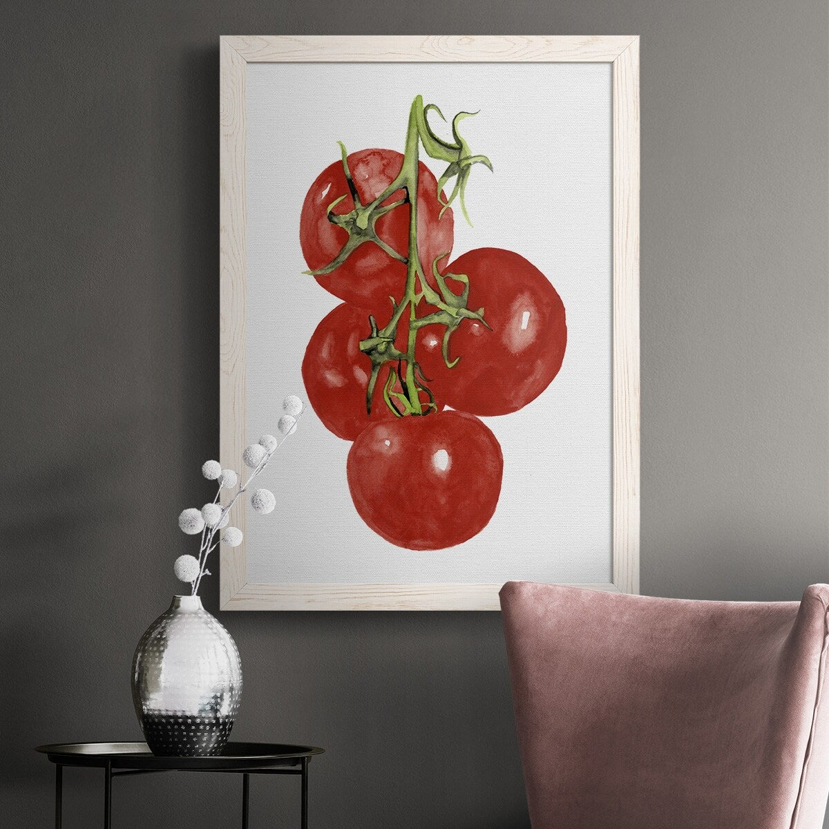 Watercolor Veggie IV-Premium Framed Canvas - Ready to Hang
