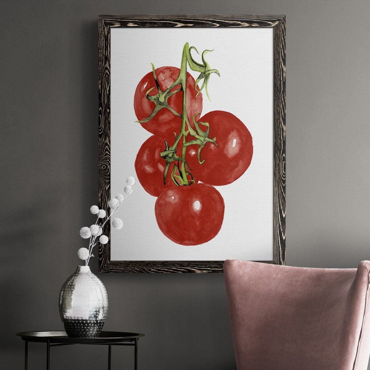 Watercolor Veggie IV-Premium Framed Canvas - Ready to Hang
