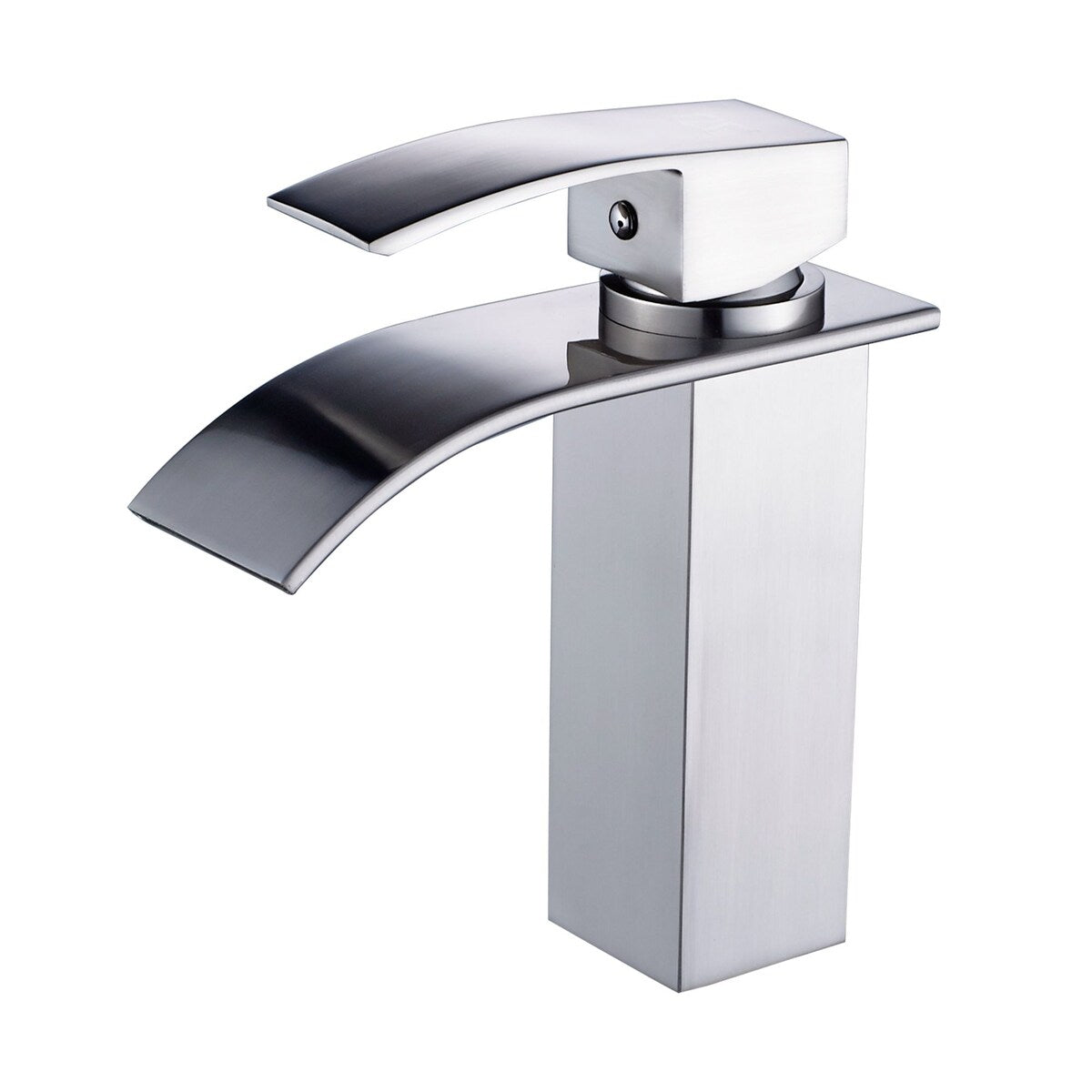 Waterfall Single Hole Bathroom Sink Faucet