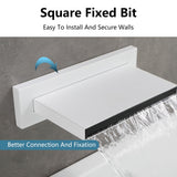 Waterfall Tub Faucet Wall Mount Tub Faucet