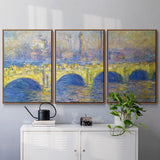 Waterloo Bridge, Sunlight Effect, 1903 02 - Multi Piece Framed Canvas
